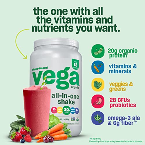 Vega 0838766004761 Organic All-In-One Vegan Protein Powder thumb #4