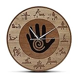 The Geeky Days Massage Physical Therapy Printed Wall Clock Silent Quartz Massage People Relax Body Care Spa Salon Therapist Watch Office Business Sign Gifts for Massage Therapists Women
