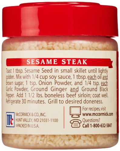 Mccormick Sesame Seeds, 1 Oz #TOP1