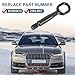 PRORONRA Tow Hook Steel Trailer Hitch Unit Emergency Replacement for Audi A1 S4 S5 S6 Replacement for VW GTI Golf Replaced 8K0805615 2396-MK7 Towing Eye Hook Ring