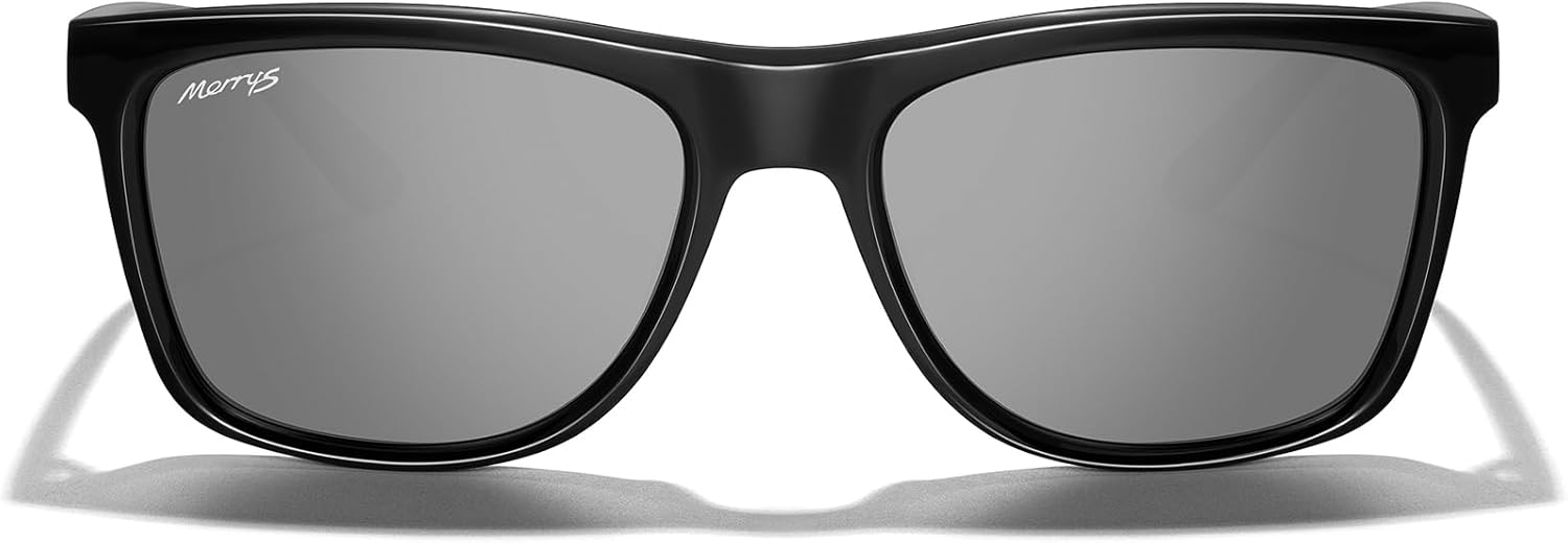 MERRY'S Square Polarized Driving Sunglasses for Men Women UV400 Protection S8413