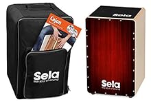 Set contains everything for an ideal start in the world of Cajon playing Sela Various Red Snare Cajon - Made in Germany Including Cajon backpack for an ideal protection of your instrument High sitting comfort due to the included the black Cajon pad W...
