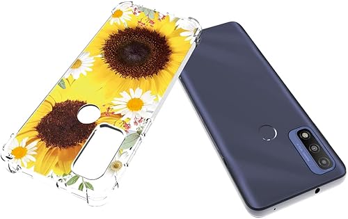 Miniatura 4 de Funda de teléfono para Moto G Pure 2021Moto G Power 2022 con protector de pantalla de vidrio templado, funda protectora delgada de TPU con patrón