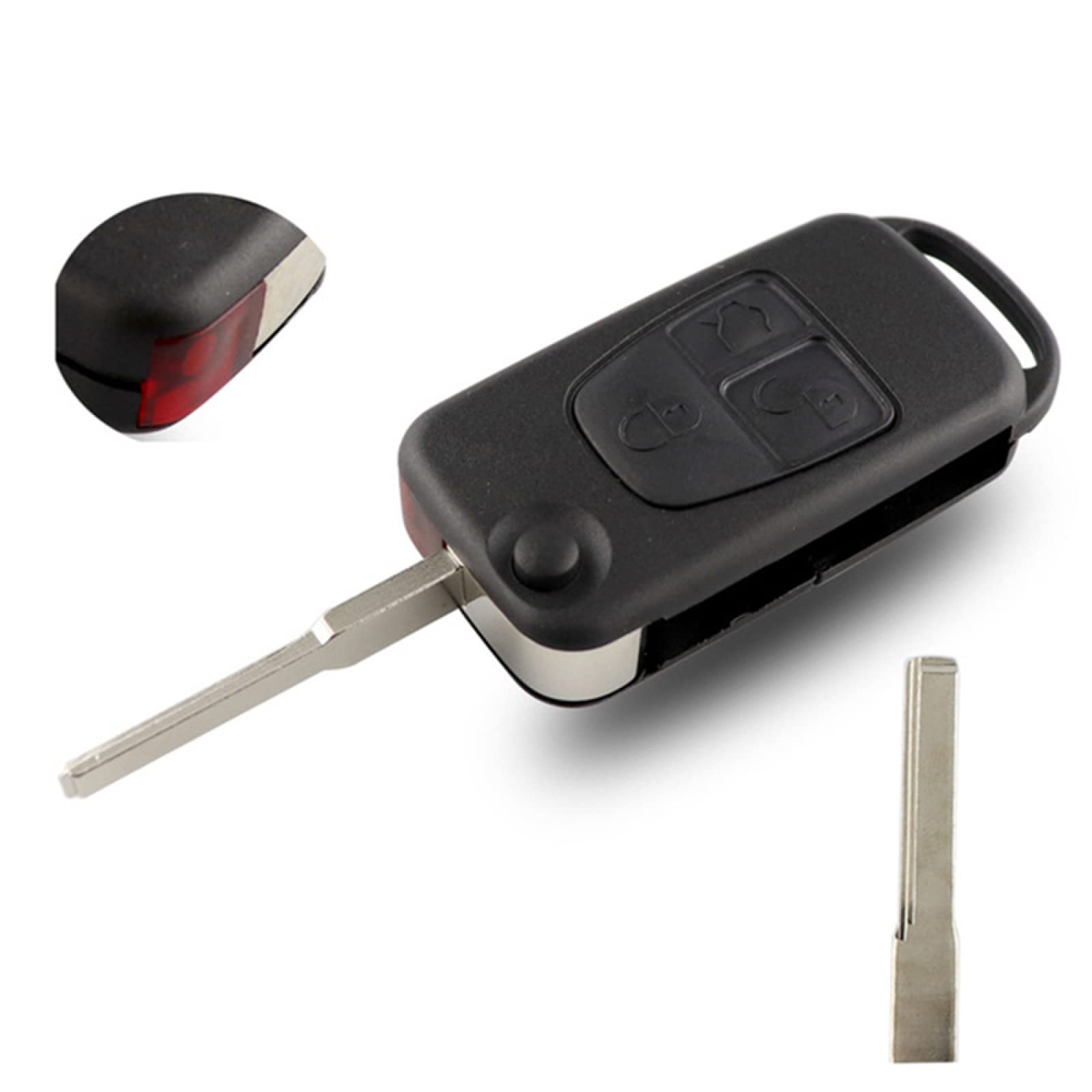 REplace Remote Key Shell Case Fob for Mercedes-Benz CL500 CL600 C230 REplace Remote Key Shell Case Fob for Mercedes-Benz CL500 CL600 C230