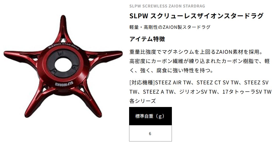Amazon | Daiwa SLP WORKS(ダイワSLPワークス) ドラグ SLPW スクリュー
