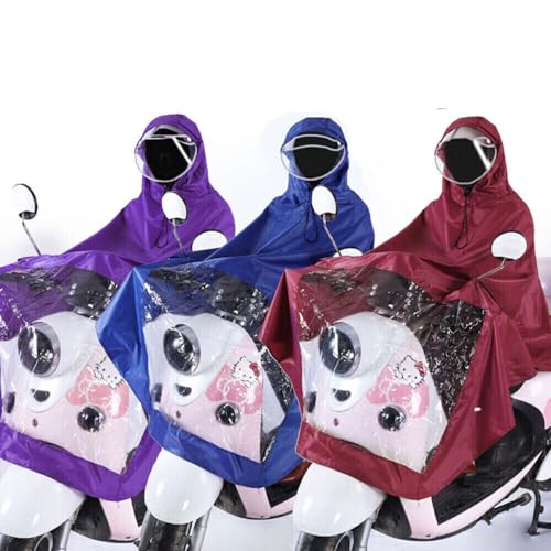 Poncho de lluvia multifuncional impermeable y protector reutilizable para scooter 4