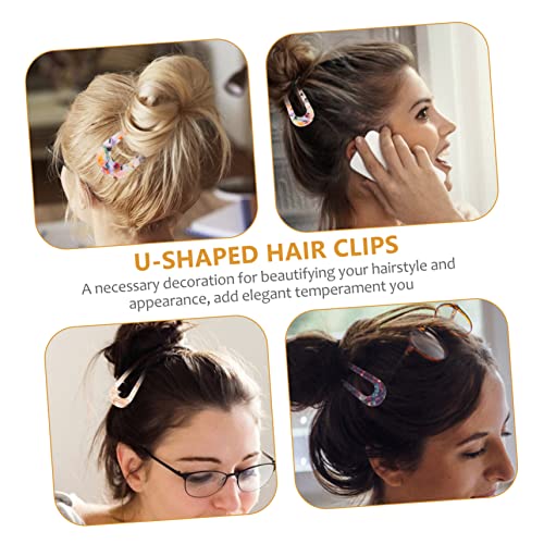Barrettes en forme de U Ipetboom lot de 3 pour chignon élégant - 6