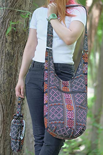 Image of Crossbody Bags For Women Crossbody Purse Hobo Bags With Zipper And Small Sack Bag
