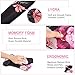 iLeadon Keyboard Wrist Rest Pad and Mouse Pad Wrist Support, Non Slip Rubber Base Mousepad Set, Mouse Wrist Rest with Ergonomic Raised Memory Foam for Easy Typing & Pain Relief, Adorable Peony Flower