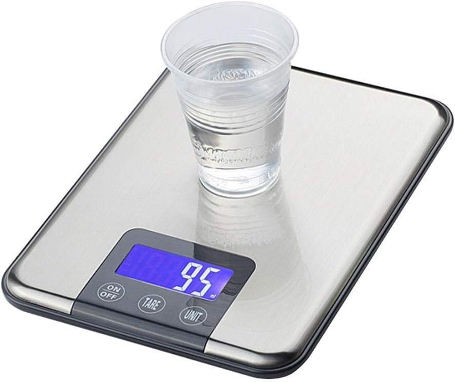 Large Food Scale Kitchen Food Scale 5Kg 1G Touch Screen Digital 5Kg Slim Stainless Steel Electronic Scale