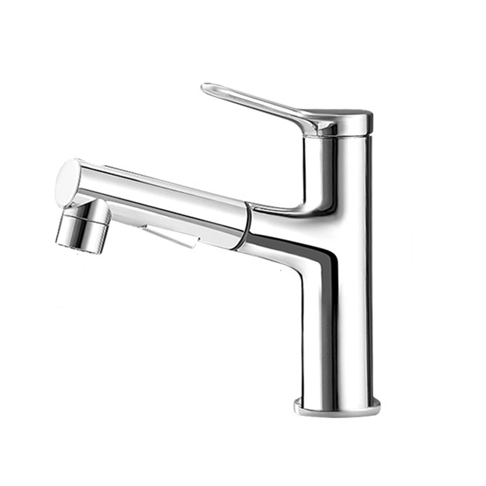 Robinet de lavabo rétractable double mode pour un nettoyage de vasque optimal