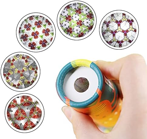 2 Pcs Kaleidoscopes Classic Kaleidoscopes Toy Magic Paper Kaleidoscopes for Kids Children Boys Girls Birthday Gift