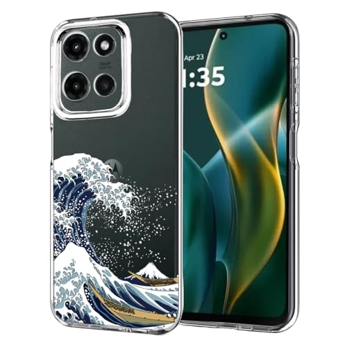 Unov Case for Motorola Moto G 5G / G Play 5G 2025-2026, Great Wave