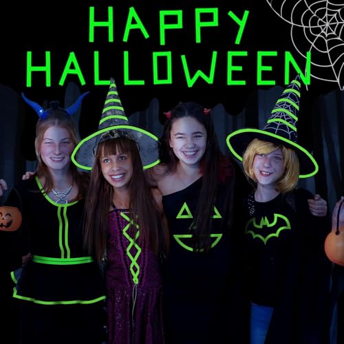 Image of Lockport Glow in The Dark Tape - 30 Ft x 1 Inch - Bright, Rechargeable, & Long-Lasting Fluorescent Tape - Luminous Tape for Halloween, Night Decorations, Outdoor Sports and Home Marking