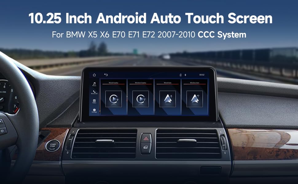 RicoRich pantalla ultra delgada 12.3 para BMW X5 X6 miniatura 5