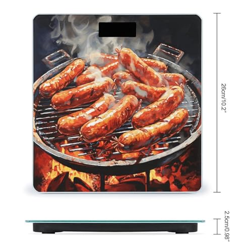 Báscula Digital de Baño con Vidrio Templado 400 lb miniatura 2