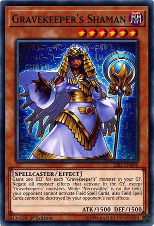 Yu-Gi-Oh! Gravekeeper's Shaman SS01-ENB09 Common 1st Ed.