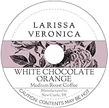 White Chocolate Orange Medium Roast Coffee (Single Serve K-Cup Pods) (Gourmet, Naturally Flavored, Whole Coffee Beans) (12 pods, ZIN: 575656)