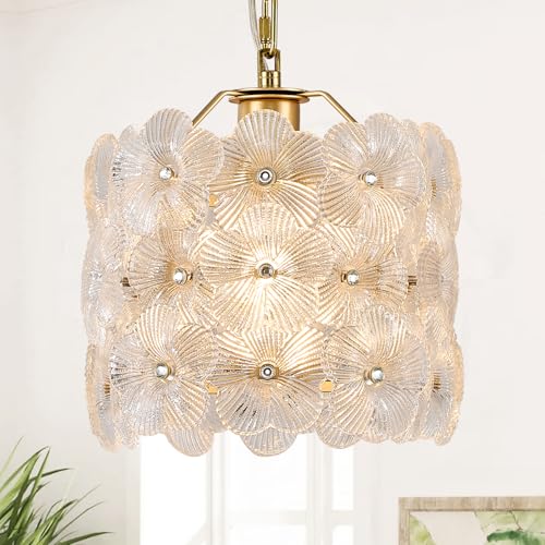 Poemoon Gold Glass Pendant Light Image