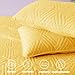 Whale Flotilla Soft Queen Size Quilt Set for All Seasons, 3-Piece Ultrasonic Geometric Quilts Bedding Set, Lightweight Reversible Bedspread, Coverlet, Bed Cover with 2 Pillow Shams, Yellow