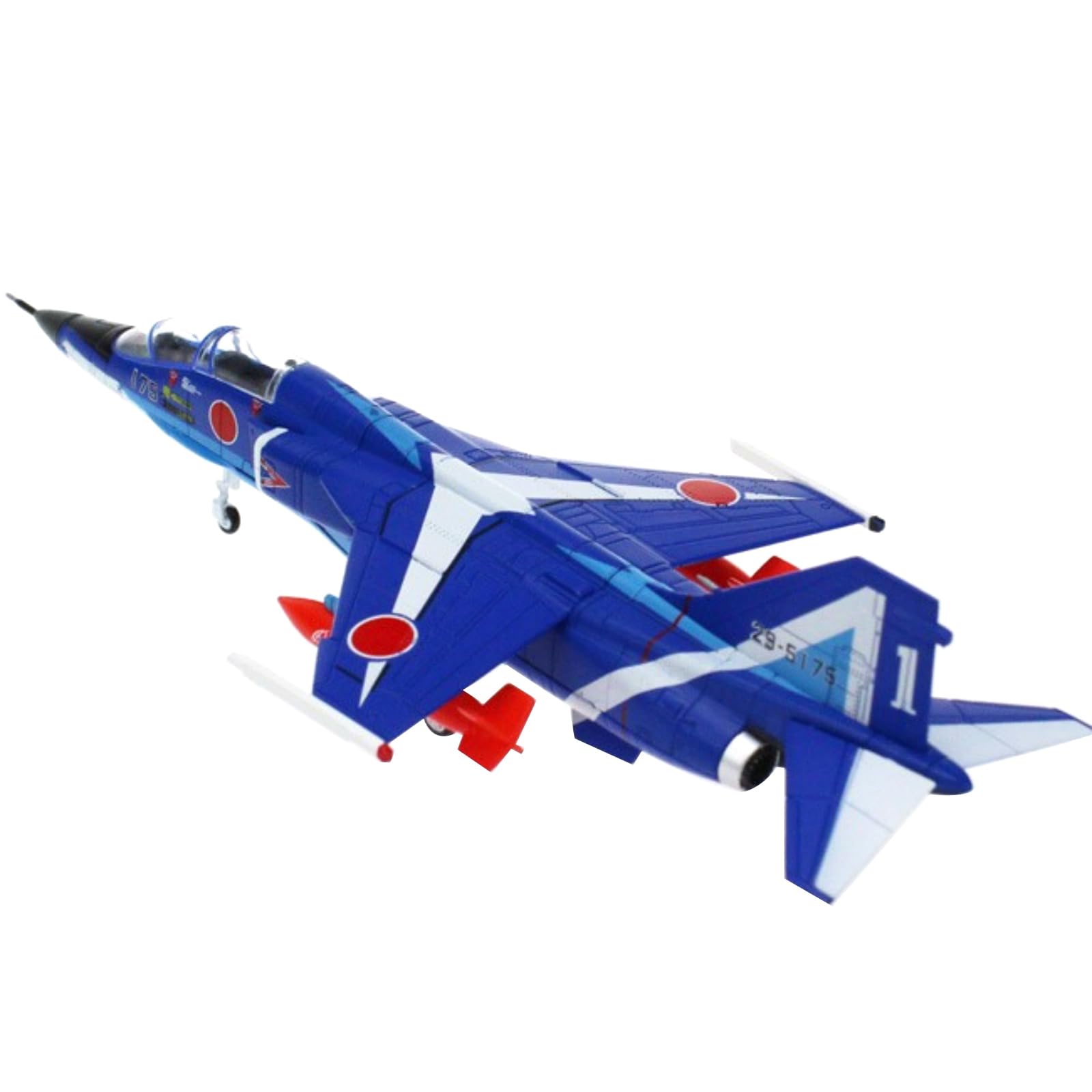 NATEFEMIN 1:100 JASDF T-2 Blue Impulse Aircraft Model Simulation Aviation Kits for Collection and Gift