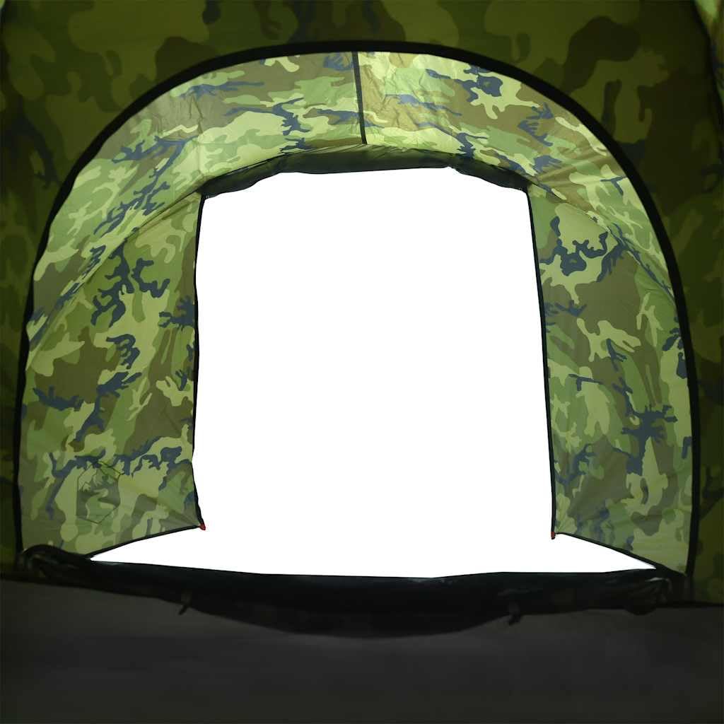 vidaXL Tente de pêche 2 Personnes Camouflage imperméable
