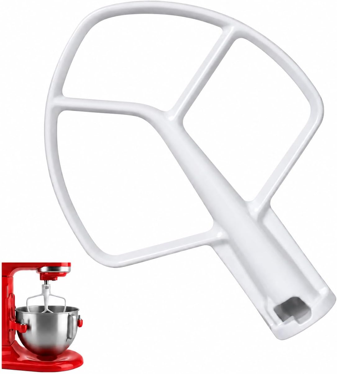 K5AB K5SS Stand Mixer Flat Beater Blade for Kitchen Aid 5-QT Coated Flat Beater 9707670 W10807813 PS983355 AP3881259