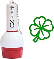 Vista 30 de Sello de Bola de Golf/Sello - Marcador de Tinta de Secado Ultra Rápido y Sin Manchas para Personalizar Tu Bola (Toro Rojo)