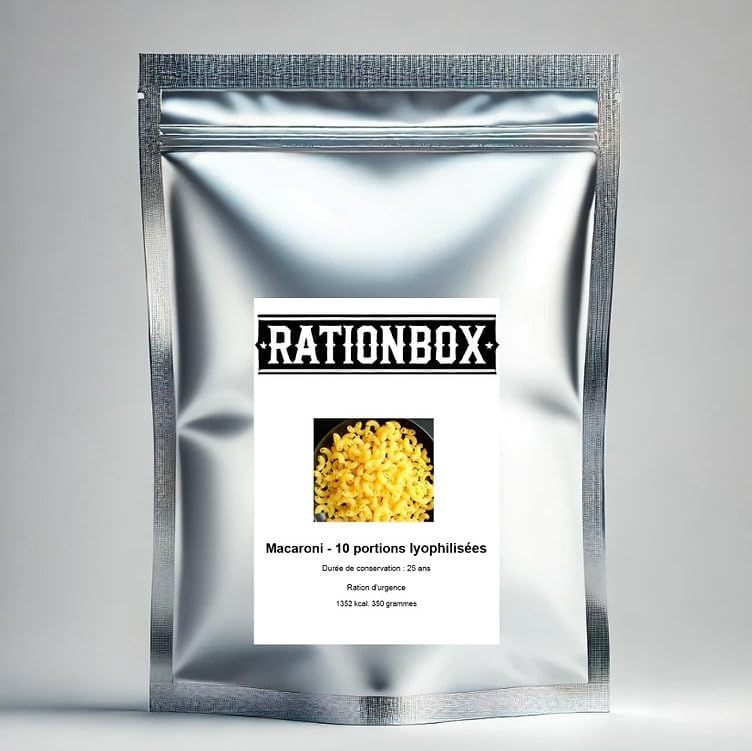Macaroni - 10 portions lyophilisées