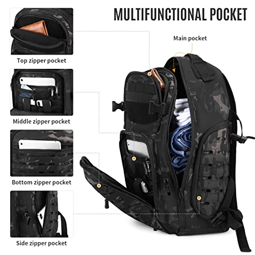 HUNTVP 40L Zaino Tattico Militare Zainetto Assalto...