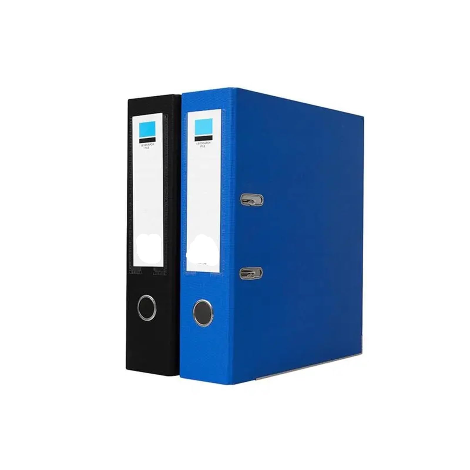 Kontoauszugsordner 2 Ring Lever Arch File Portable High Capacity Folder Two Hole Binder Plastic Lever A4 Binder Folders School Office Supplies(Black)