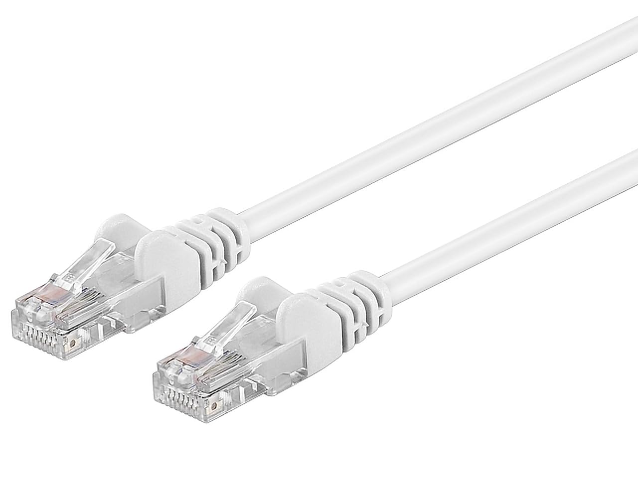 PremiumCord Cavo Patch Cat 5e UTP, 1Gbit/s, Cavo Ethernet, LAN, RJ45 Connettori, Flessibile e Robusto, AWG 26/7, Conduttori 100% CU, Bianco, 0,5 m - Vista 4