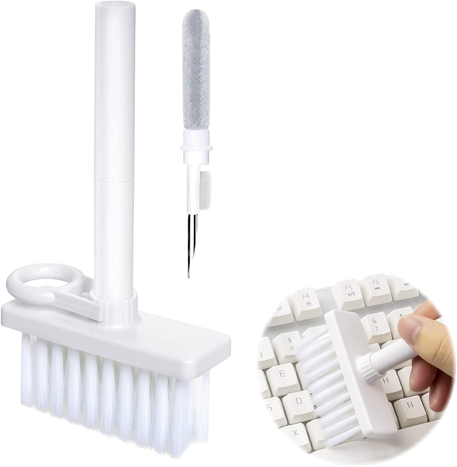 Cleaner Kit for Keyboard Soft Brush 5 in 1 Multifunction Computer Cleaning Tools Kit with Keycap Puller