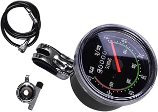 INOOMP 1Pc cycling speedometer mountain bike accessory bike circular mechanical code table bike mechanical odometer equipment stopwatch Accessories bicycle