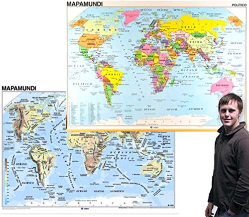 Teacher's Discovery World Map in Spanish