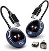 4K Wireless HDMI Transmitter and Receiver with Smart Display, HDMI Wireless Extender 1080P@60Hz, 5G Streaming Video from Laptop, PC, TV Box to TV, Monitor, Projector for Home & Business - 165FT50M