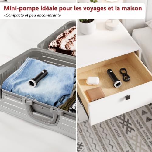 Sac sous vide vetement aspirateur avec pompe électrique, 18 pièces – vue 9