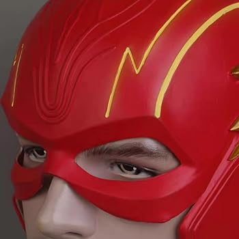 DC フラッシュ　コスプレ　マスク フラッシュ マスク コスプレ 大人用 仮装グッズ ザ・フラッシュ