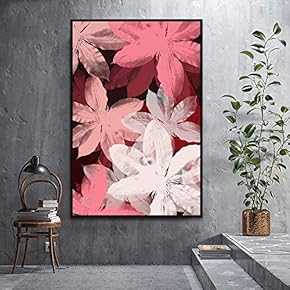 SIGNWIN Framed Canvas Wall Art Colorful Leaves Canvas...