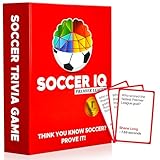 SOCCER IQ Soccer Trivia Card Game English League Version – 150 Soccer Trivia Questions, Best Soccer Gifts for Boys | Soccer Cards 2025 Soccer Games for Kids & Adults | EPL Soccer Cards Soccer Gift