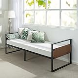 Zinus Suzanne 30 Inch Wide Daybed Frame with Mattress Set