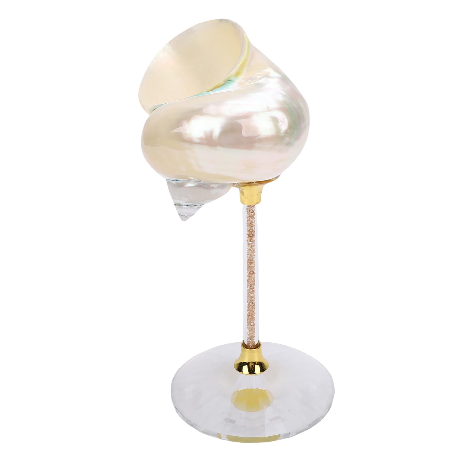 Tbest Conch Shell Calice da Vino, 17cm Tazza Cocktail Unica (WHITE)