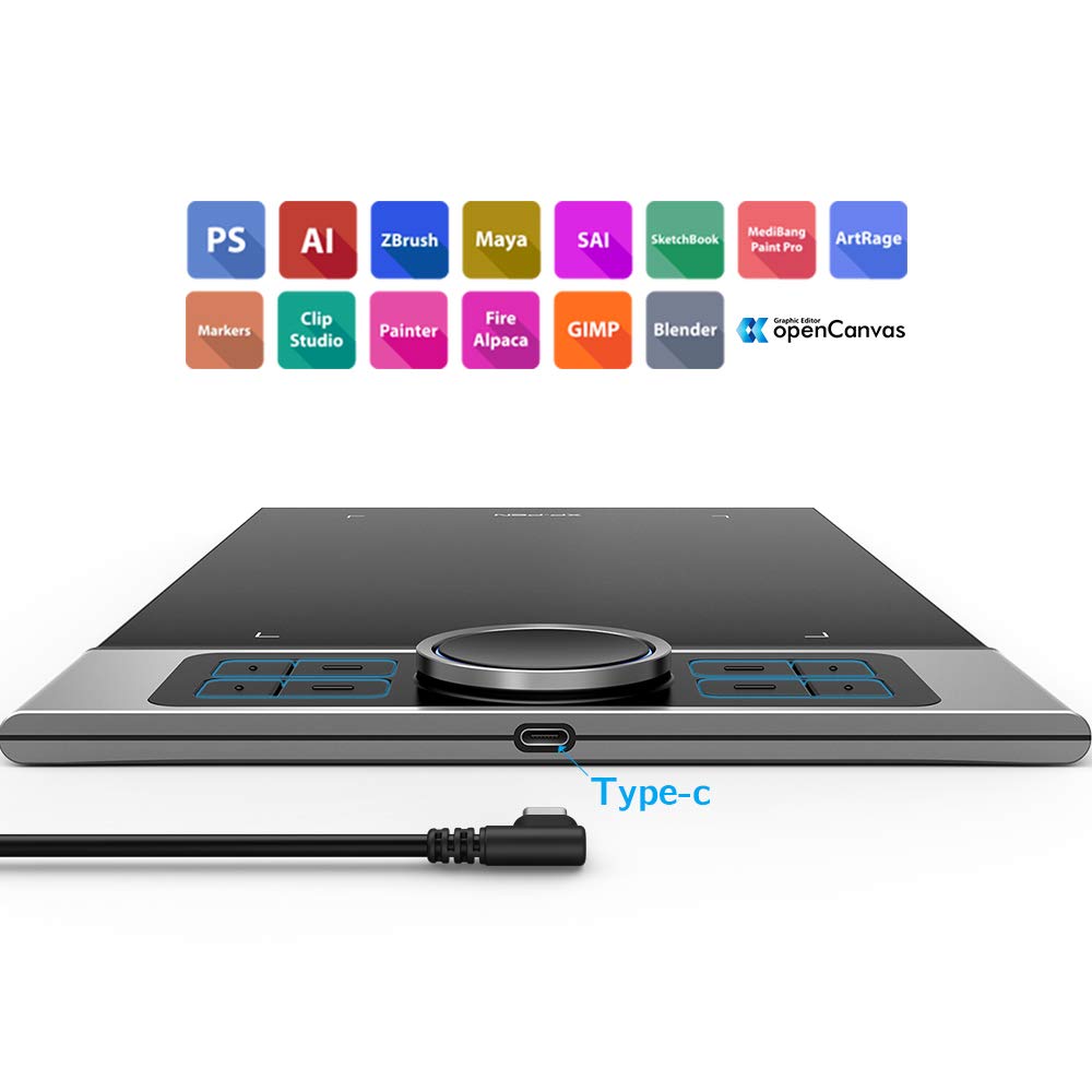 Amazon | グラフィックタブレット XP-PEN Deco Pro ミディアムペン