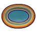 Certified International Tequila Sunrise Oval Platter, 16 by 12-Inch
