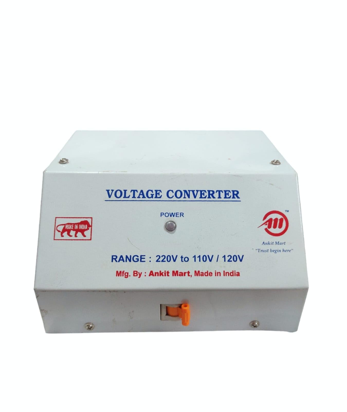 ankit mart 300W Step Down transformer 220v to 110v Voltage Converter for US Appliances Used in India with MCB Protection red/black (B0CTGKKNX1) Amazon Price History, Amazon Price Tracker