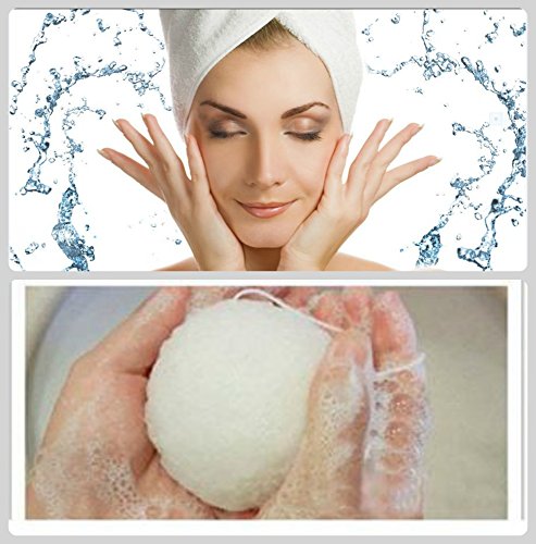Konjac Beauty Sponge: Dome -All Natural, 100% Vegan & Organic Facial Cleanser & Exfoliator. Ideal For Sensitive Skin. Naturally Crafted by Zen Naturals