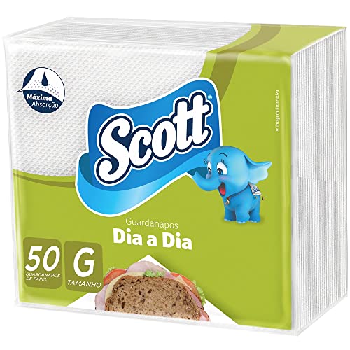 Guardanapo Scott Dia a Dia 29X30 - 50 Unidades, Scott Duramax