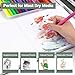 Hardcover Sketchbook for Drawing, Watercolor Sketchbook Square Book with 200 GSM Thick Drawing Paper, 192 Pages/96 Sheets Sketch Pad for Adults and Kids, Art Journal for Beginners Artists, Green