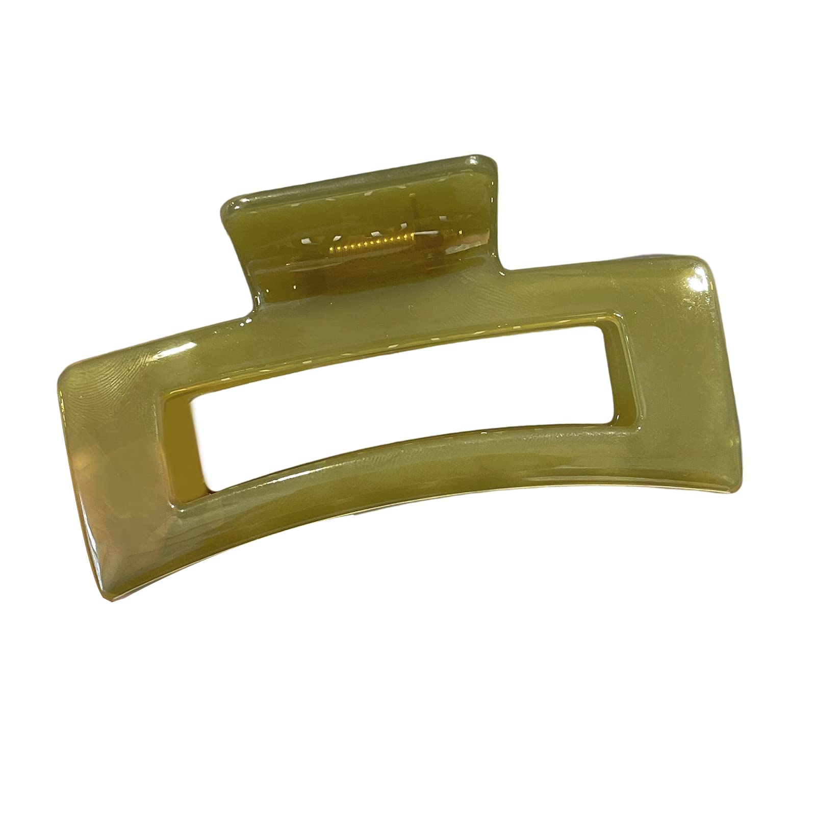 Large Hair Claw Clip For Women 4inch Hair Clamps For Thick And Long Hair Square Jaw Clip For Curly Hair