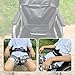 1Pcs Wheelchair Adjustable Seat Belt with Zipper Pocket Enlarge Medical Restraints Straps for Dementia Patients Seatbelt Fall Prevention Elderly Adults Chair Belt Waist Support Prevent Sliding (Black)